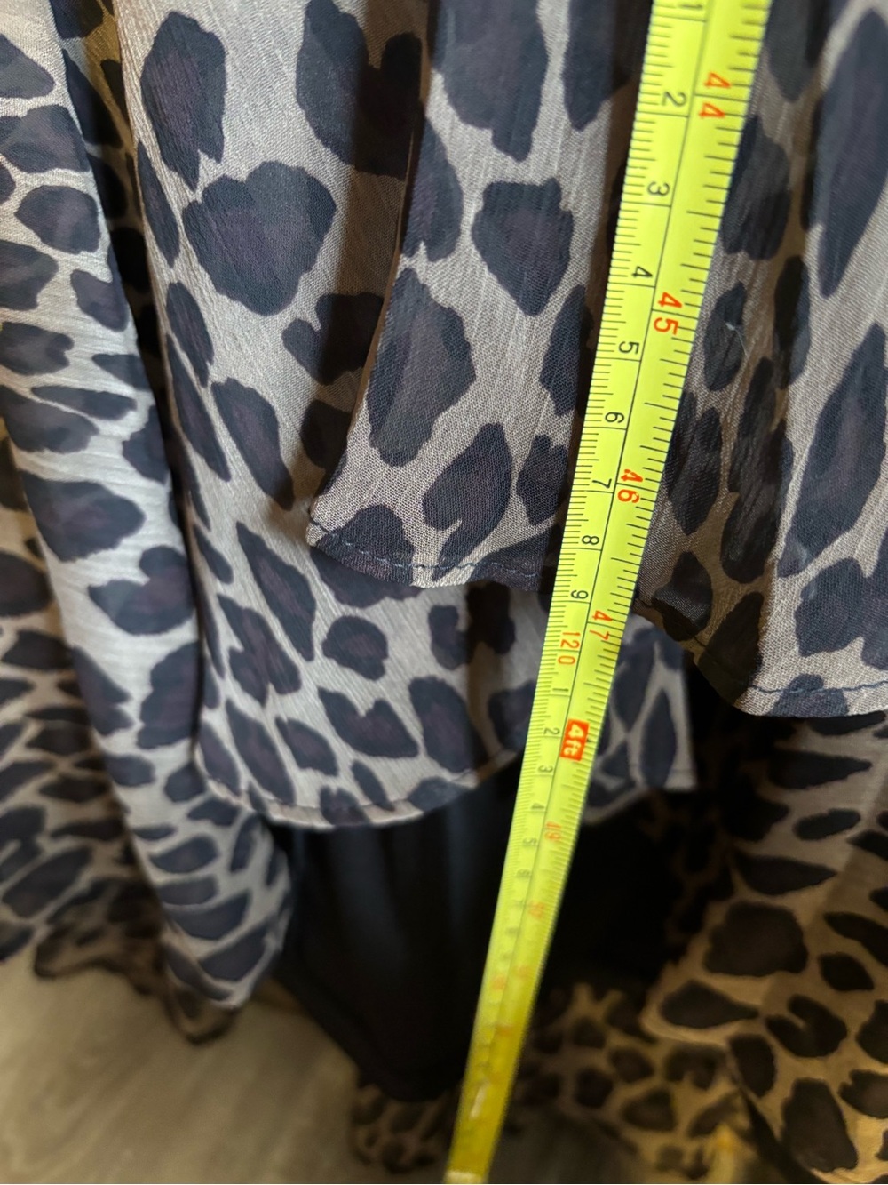 NWT Melonie leopard print wrap dress - Picture 3 of 15